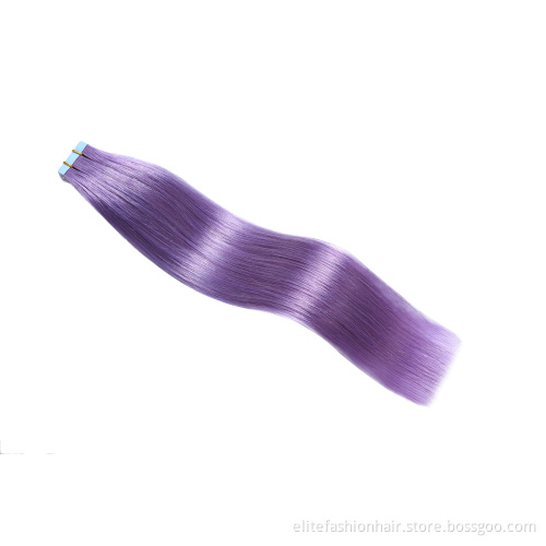 Hot sells Healthy bouncy texture No any split ends tape on hair extensions double drawn tape weft hair Tape-in Hair extension